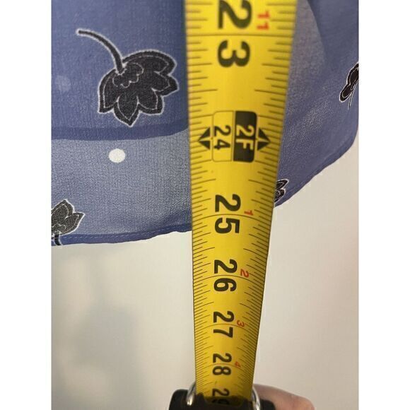 Cabi Women's Sheer Wrap Top Novelty Print With‎ Bottom Camisole Size XS - Picture 7 of 8